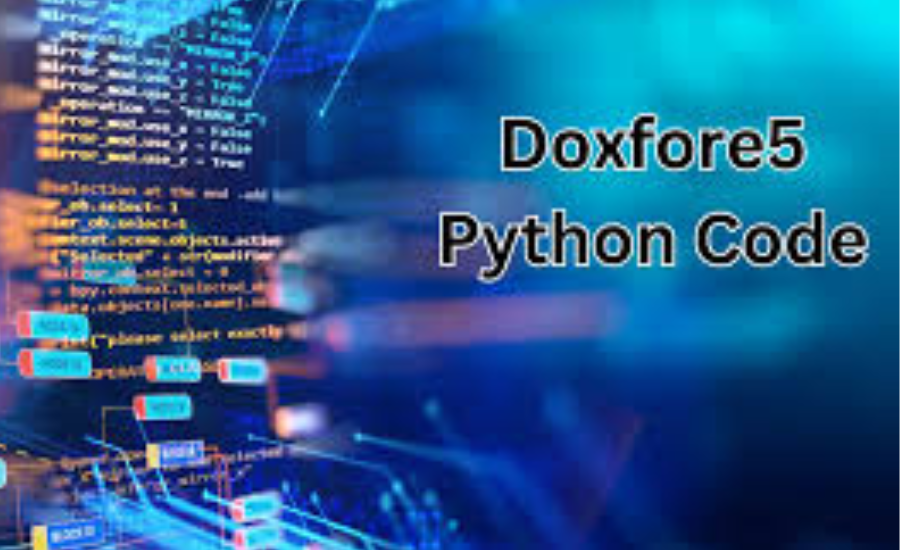 Doxfore5 Python Code